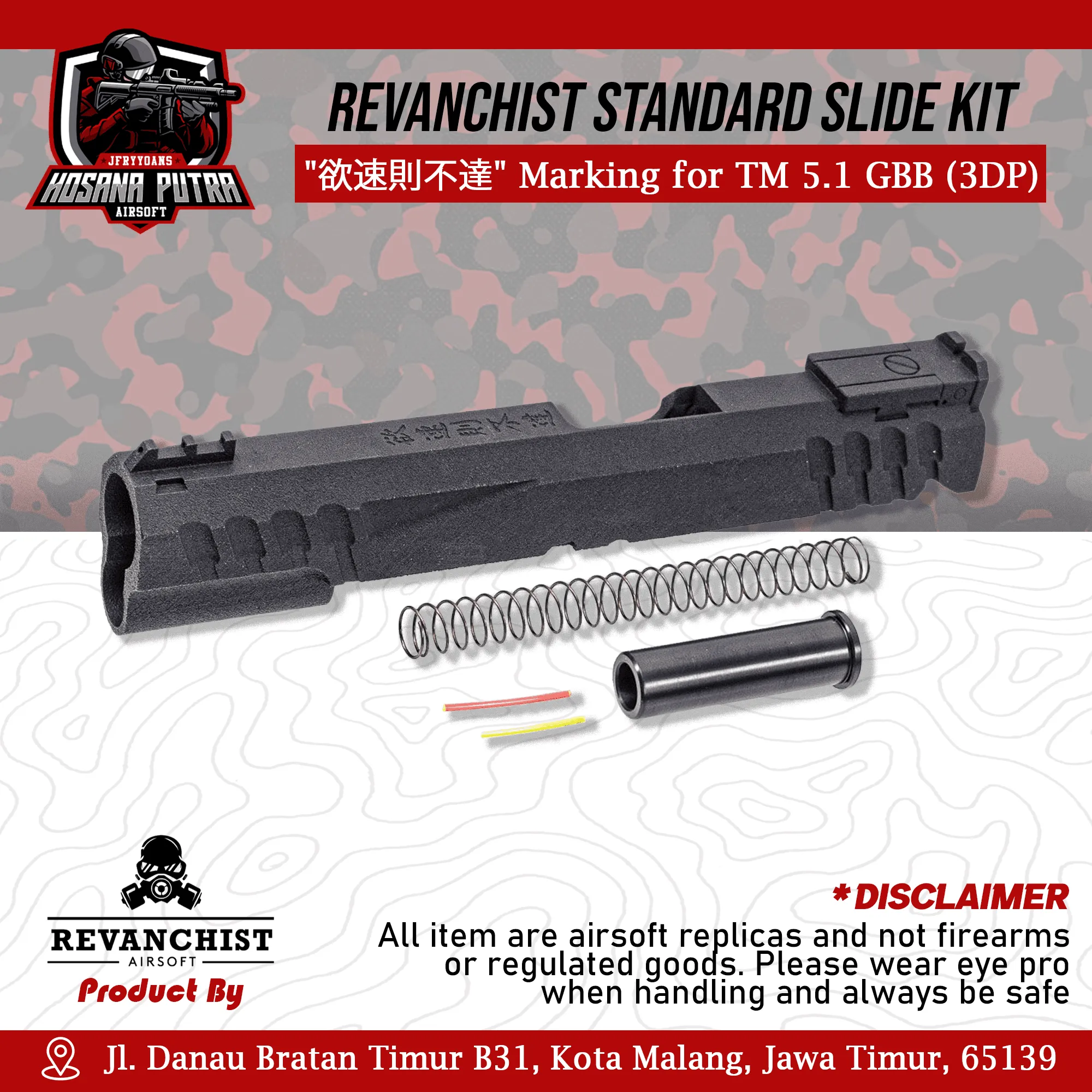 Gunsmith Bros Outer Barrel Infinity SVP Steel for Tokyo Marui Hi